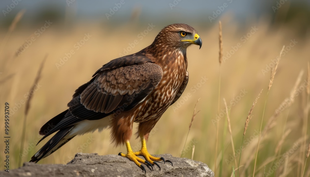 Wild beauty A falcon in its natural habitat Wild beauty A falcon in its natural habitat