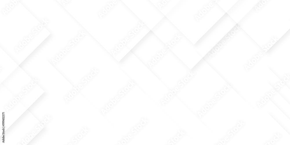 Modern Abstract white background design with layers of textured white transparent material in triangle and squares shapes. White color technology concept geometric line vector background. Modern Abstract white background design with layers of textured white transparent material in triangle and squares shapes. White color technology concept geometric line vector background.