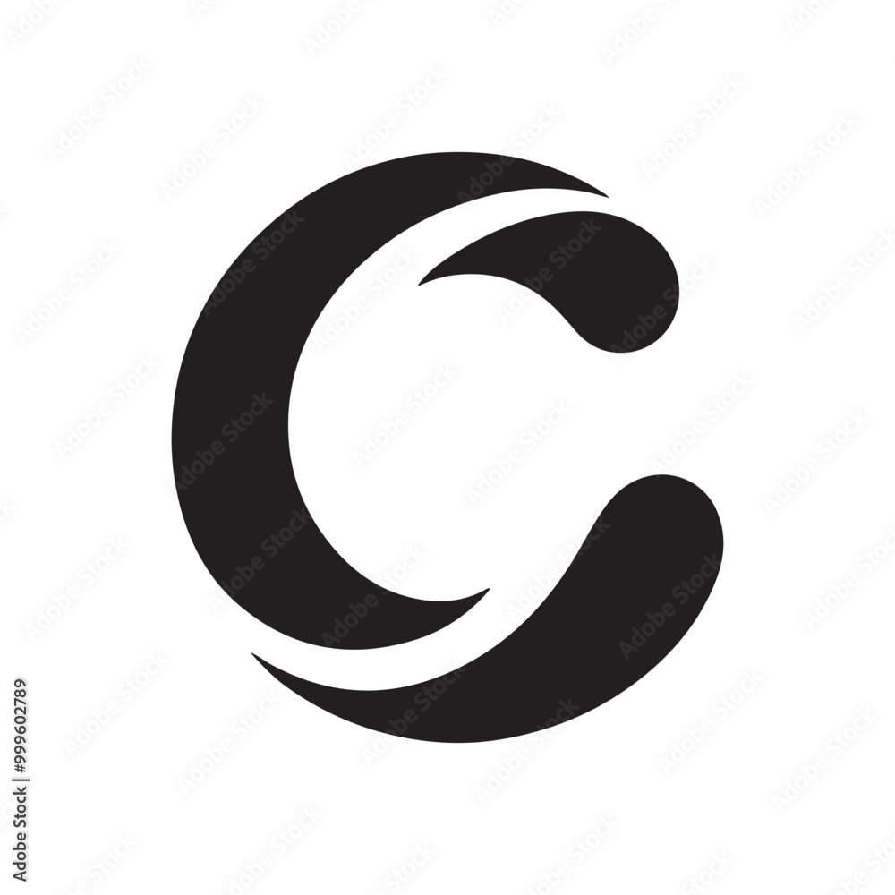 Clean and Modern Letter C Logo Design with Fluid Organic Shape - A Minimalistic and Stylish Solution for Businesses Looking for a Fresh and Professional Brand Identity Clean and Modern Letter C Logo Design with Fluid Organic Shape - A Minimalistic and Stylish Solution for Businesses Looking for a Fresh and Professional Brand Identity