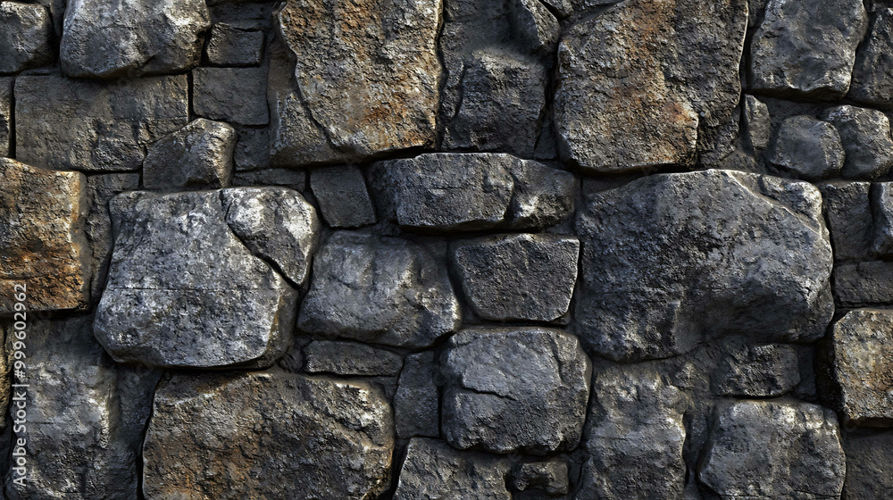 A close-up of a rough, textured stone wall. A close-up of a rough, textured stone wall.