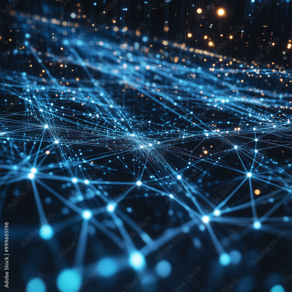 Obraz premium Data Stream Flow