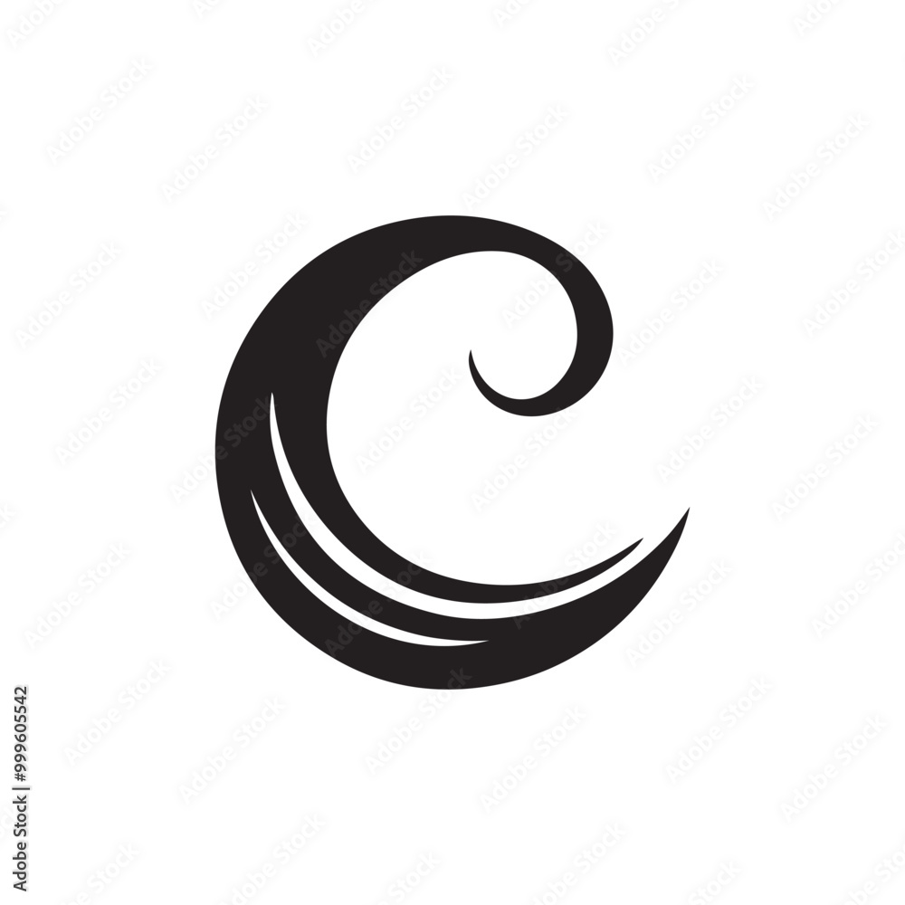 Minimalist Letter C Logo with Fluid Organic Design - Perfect for Companies Looking for a Fresh and Modern Visual Identity. Elegant, Simple, and Stylish Branding for Web, Print, and More Minimalist Letter C Logo with Fluid Organic Design - Perfect for Companies Looking for a Fresh and Modern Visual Identity. Elegant, Simple, and Stylish Branding for Web, Print, and More