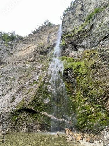 The Brinta waterfall, Vrsno (Kobarid, Slovenia) - Wasserfall Brinta, Vrsno (Kobarid, Slowenien) - Slap Brinta, Vrsno (Kobarid, Slovenija) photo