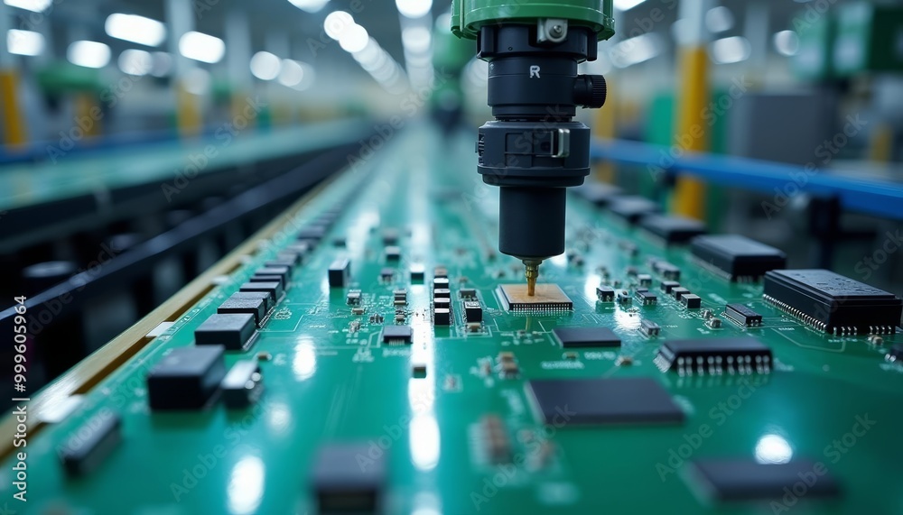 Hightech precision Automated assembly in action Hightech precision Automated assembly in action