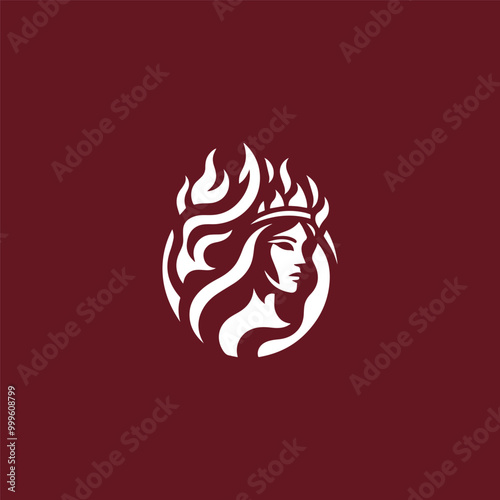 fire goddess logo
