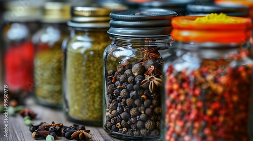 Using spices for health and cosmetic purposes and steeping them in glass jars with
