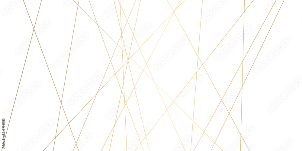 Luxury banner golden geometric lines overlap design. Golden Seamless random chaotic lines on transparent background.
Luxury banner golden geometric lines overlap design. Golden Seamless random chaotic lines on transparent background.