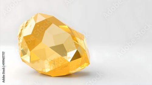 Raw Topaz, Golden-Yellow