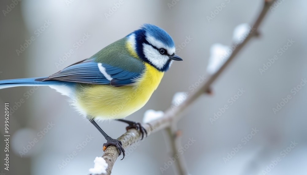 Obraz premium Bird of beauty perched on a branch