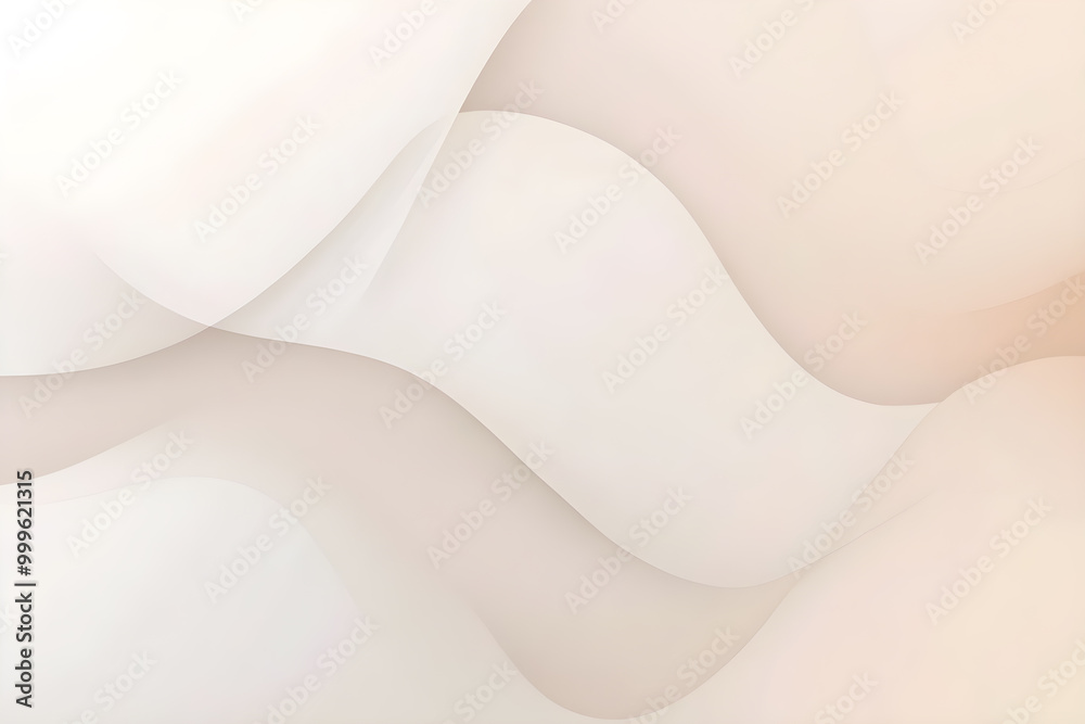 Fototapeta premium A tranquil minimalist background with a soft white tones