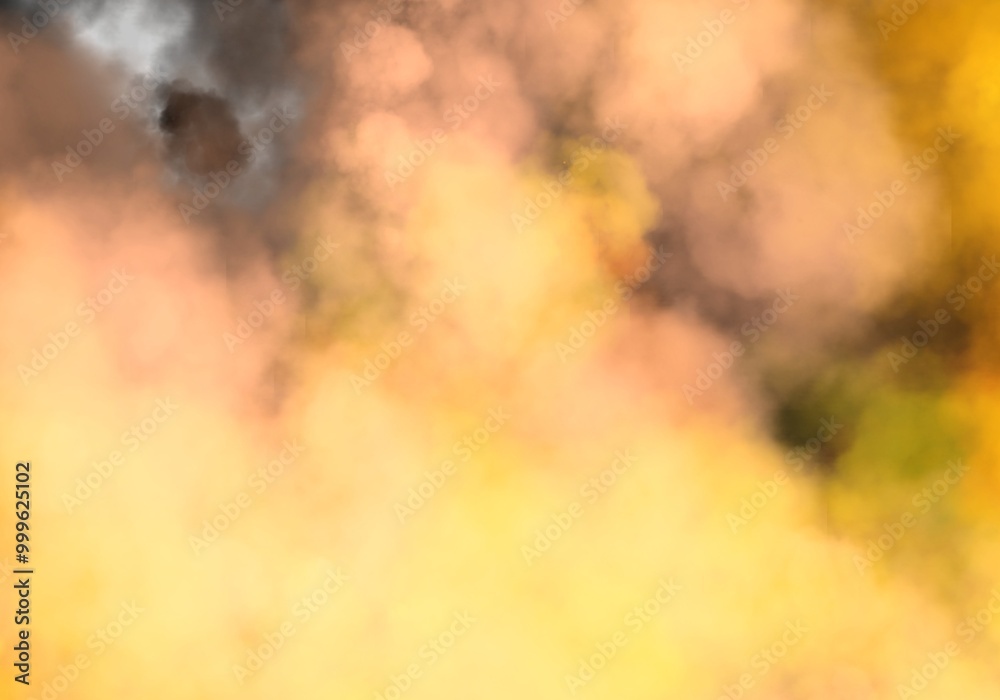 Warm Toned Abstract Background with Soft Blurred Hues of Yellow, Orange, and Dark Contrasting Shadow Warm Toned Abstract Background with Soft Blurred Hues of Yellow, Orange, and Dark Contrasting Shadow