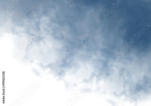 Soft Blue and White Abstract Background with Cloud-Like Textures and Gentle Gradient Effects