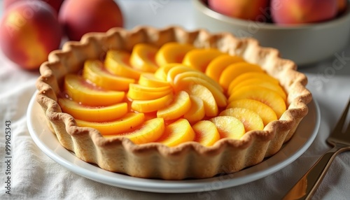  Delicious Peach Pie ready to be savored