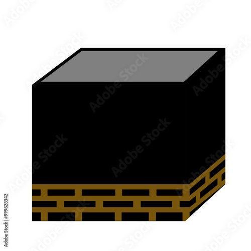 Kaaba mosque illustration