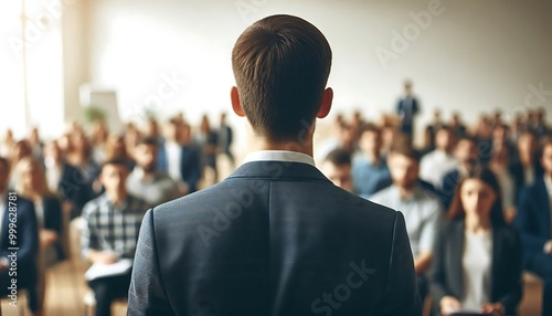 speaker at a conference 