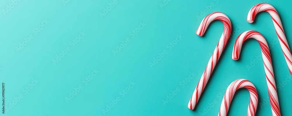 Festive Christmas backdrop featuring candy canes and a vibrant holiday theme for a playful look Festive Christmas backdrop featuring candy canes and a vibrant holiday theme for a playful look