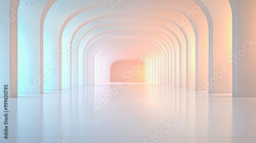 A mesmerizing digital tunnel of light and energy, illustrating the concepts of speed, travel, and futuristic technology.