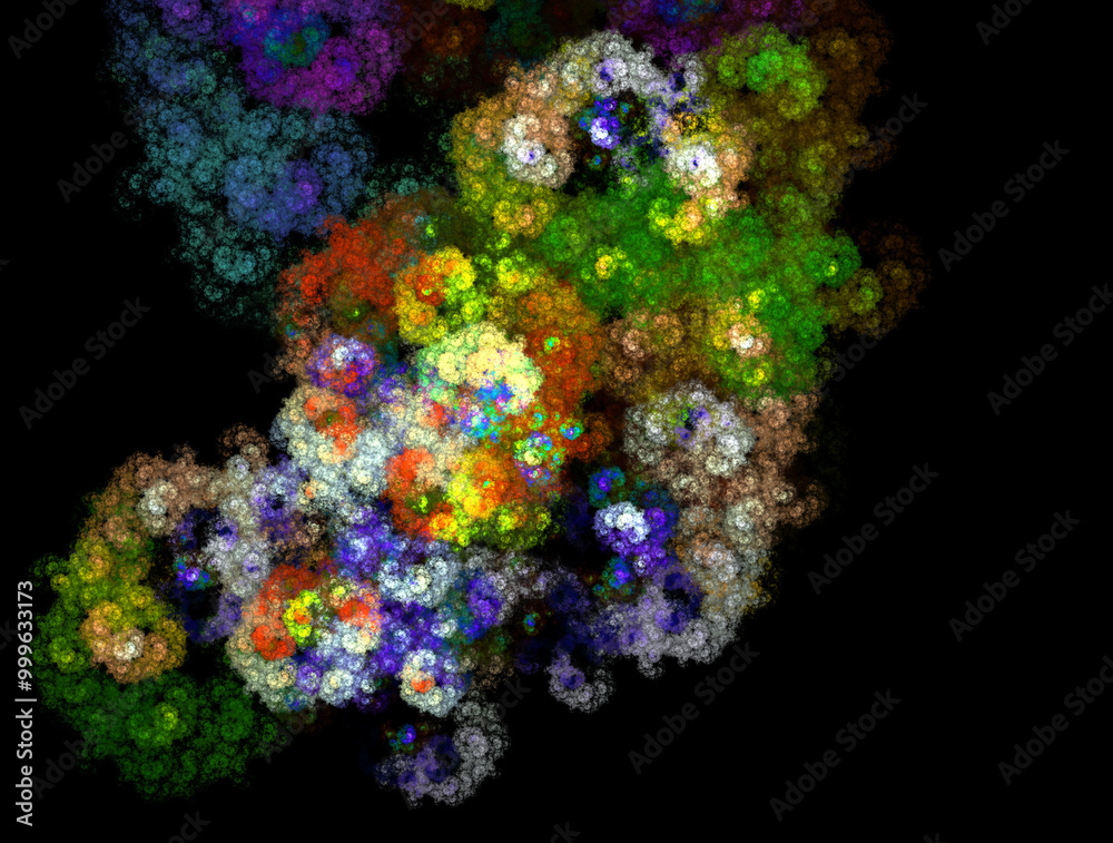 Imaginatory fractal abstract background Image Imaginatory fractal abstract background Image