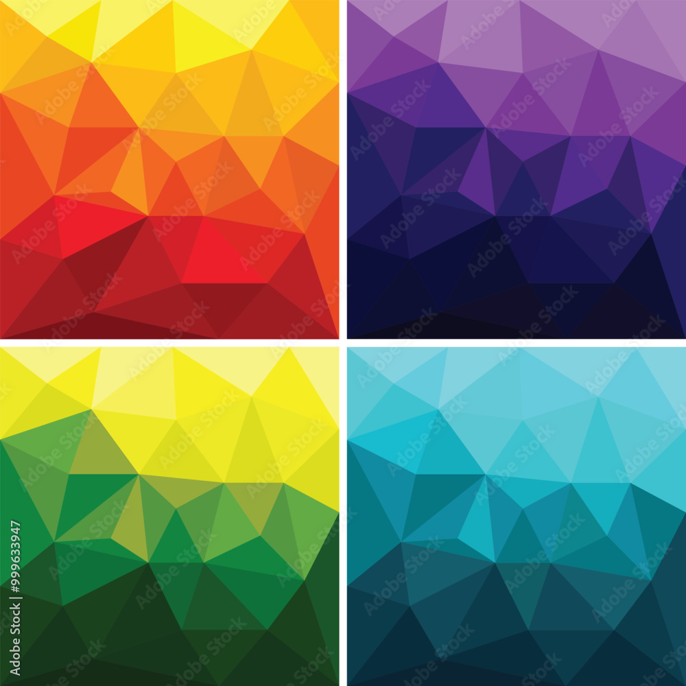 Obraz premium Polygonal graphic vector curve line overlap background for text and message design