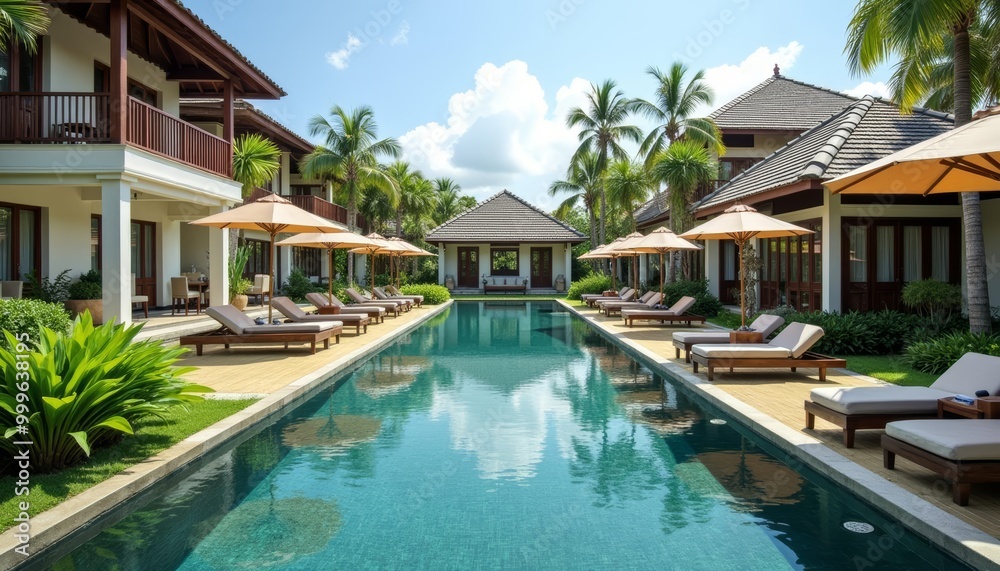 Fototapeta premium Escape to Paradise Relax in Style