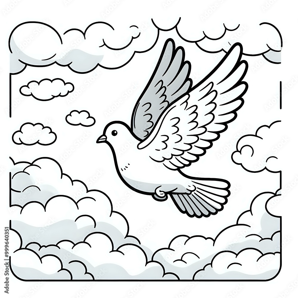 Majestic Bird in Flight Majestic Bird in Flight