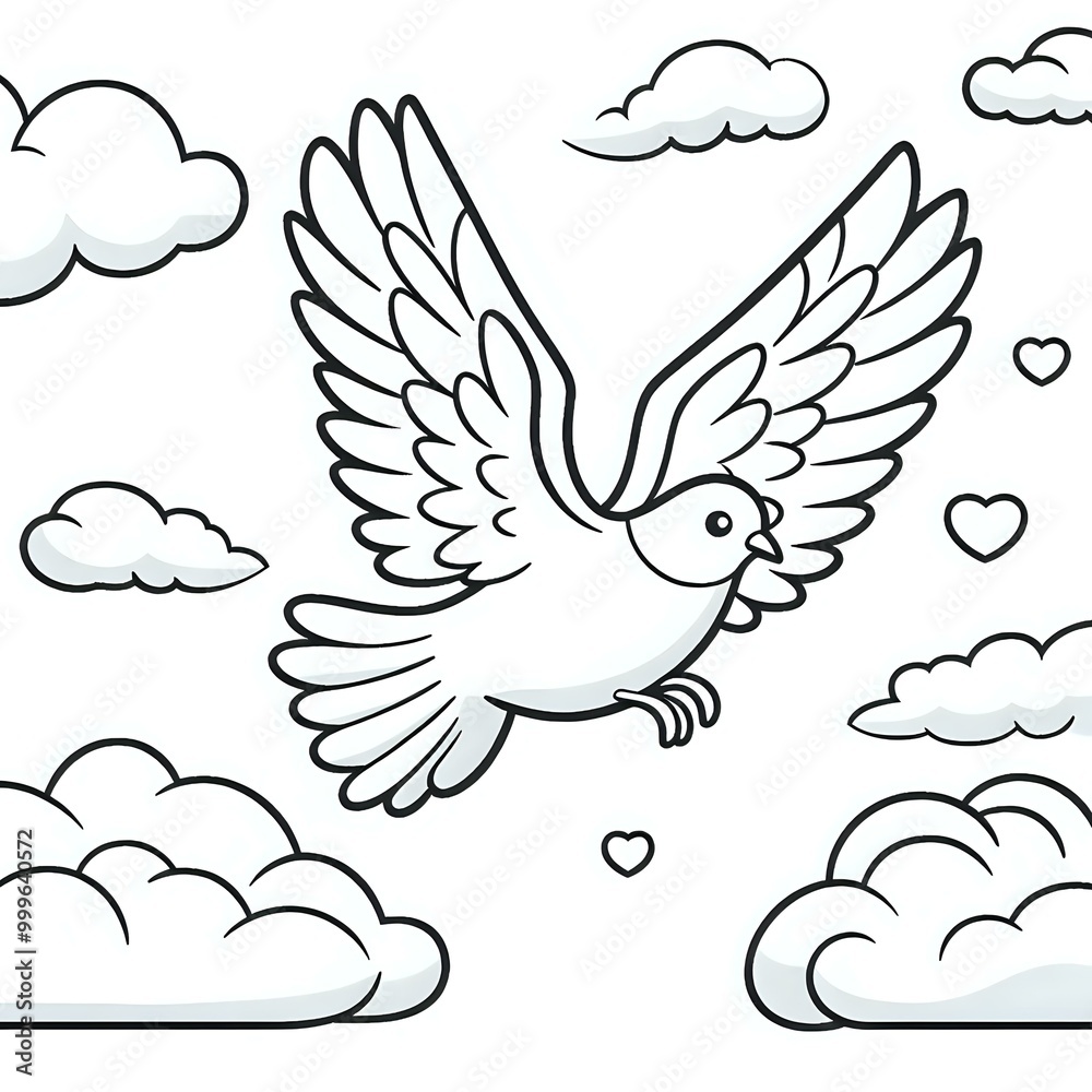 Majestic Bird in Flight Majestic Bird in Flight