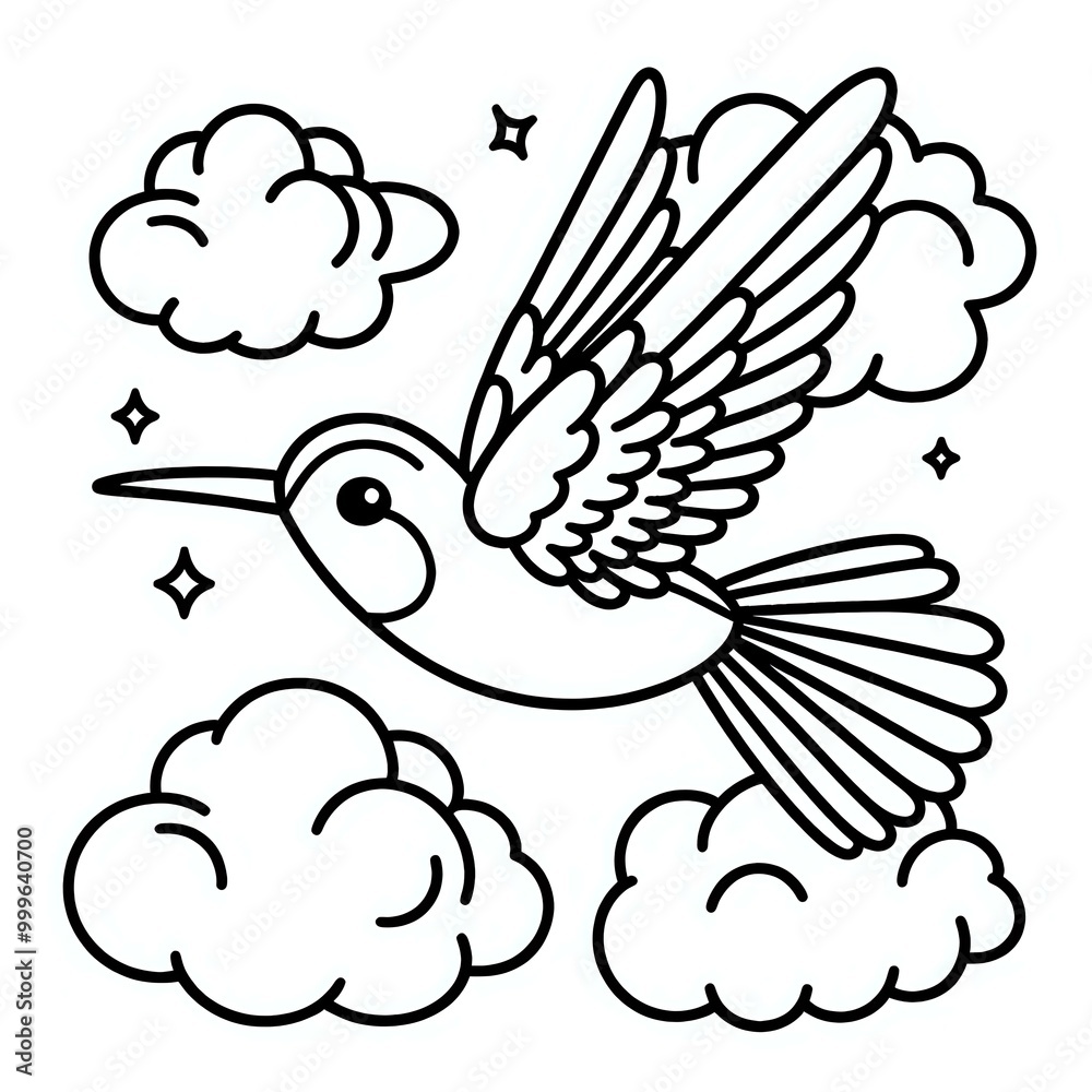 Fototapeta premium Majestic Bird in Flight