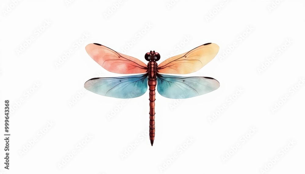 Elegance in flight A dragonflys delicate dance Elegance in flight A dragonflys delicate dance