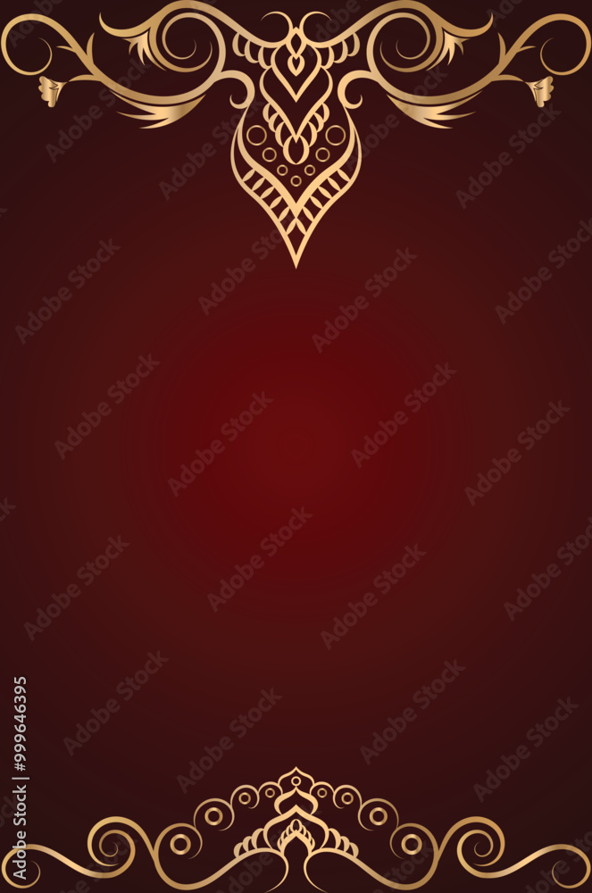 Fototapeta premium Floral Ornament Luxury Background for Elegant Designs