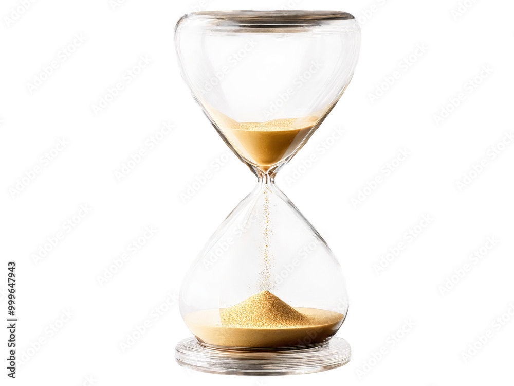 custom made wallpaper toronto digitalA glass hourglass with a shifting sand colored cocktail its grains of time visible floating