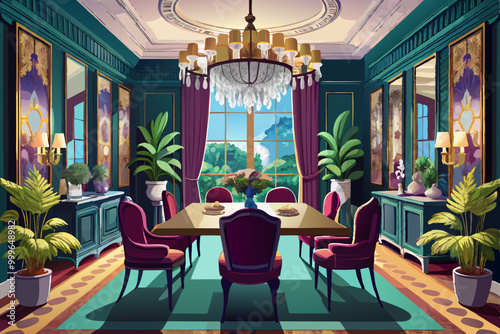 interior of a restaurant