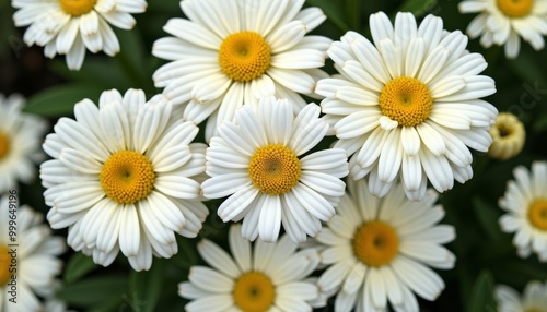  Blooming with joy A bouquet of white and yellow daisies