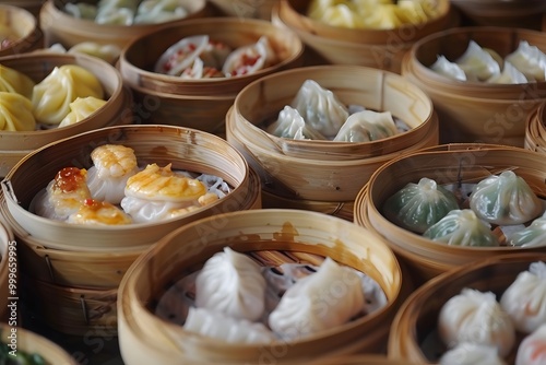 Variety of Delicious Dim Sum