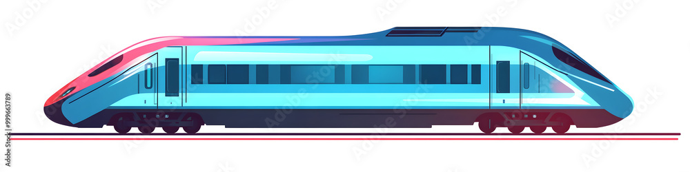 Train flat style minimalistic illustration isolated on white background Train flat style minimalistic illustration isolated on white background