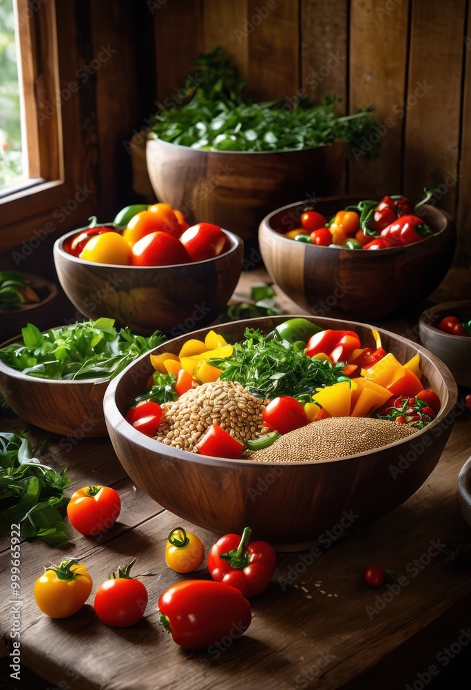 vibrant bowls filled fresh ingredients healthy meal prep culinary inspiration, vegetable, green, yellow, orange, slice, chop, kitchen, snack, dish, flavor vibrant bowls filled fresh ingredients healthy meal prep culinary inspiration, vegetable, green, yellow, orange, slice, chop, kitchen, snack, dish, flavor