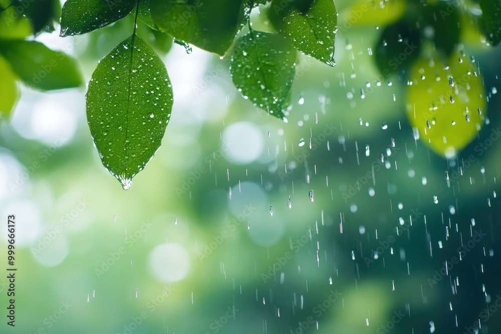Background raindrops - generative ai Background raindrops - generative ai