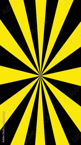 Animated yellow and black ray background