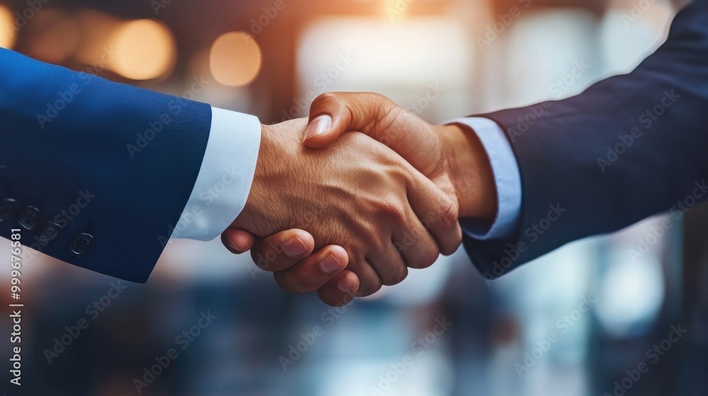a handshake between two businessmen a handshake between two businessmen