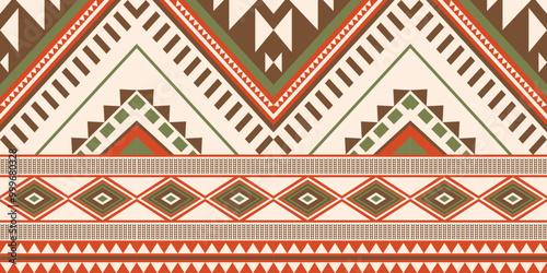 Ethnic geometric pattern, seamless pattern of the Navajo tribe. Native American ethnic. Seamless vector pattern ethnic, seamless Mexican rug, woven carpet. Folk embroidery, Bohemian, Aztec style.