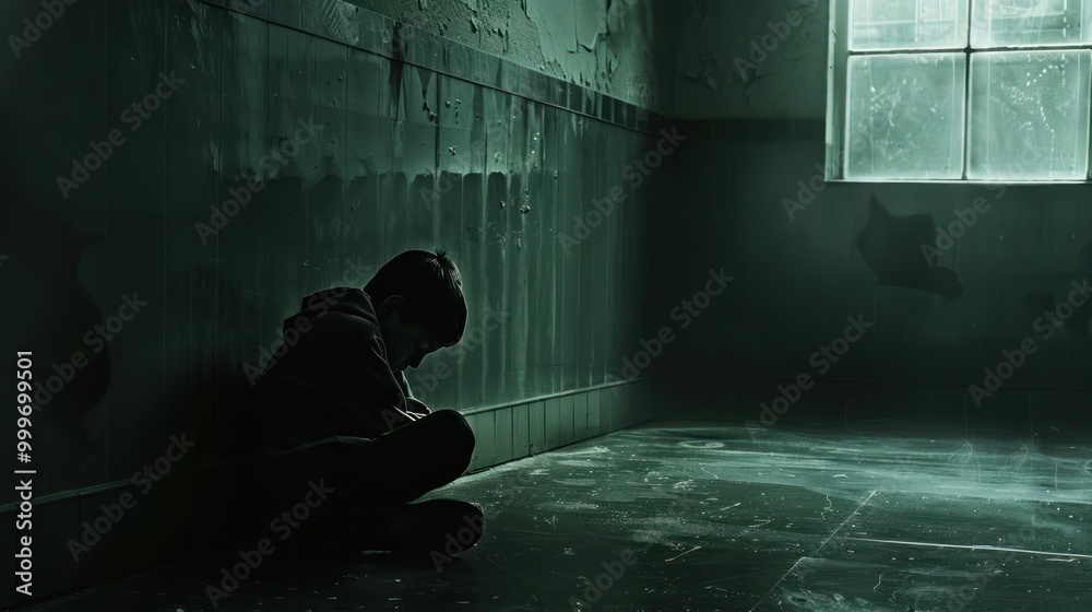 Loneliness in Abandoned Building Loneliness in Abandoned Building
