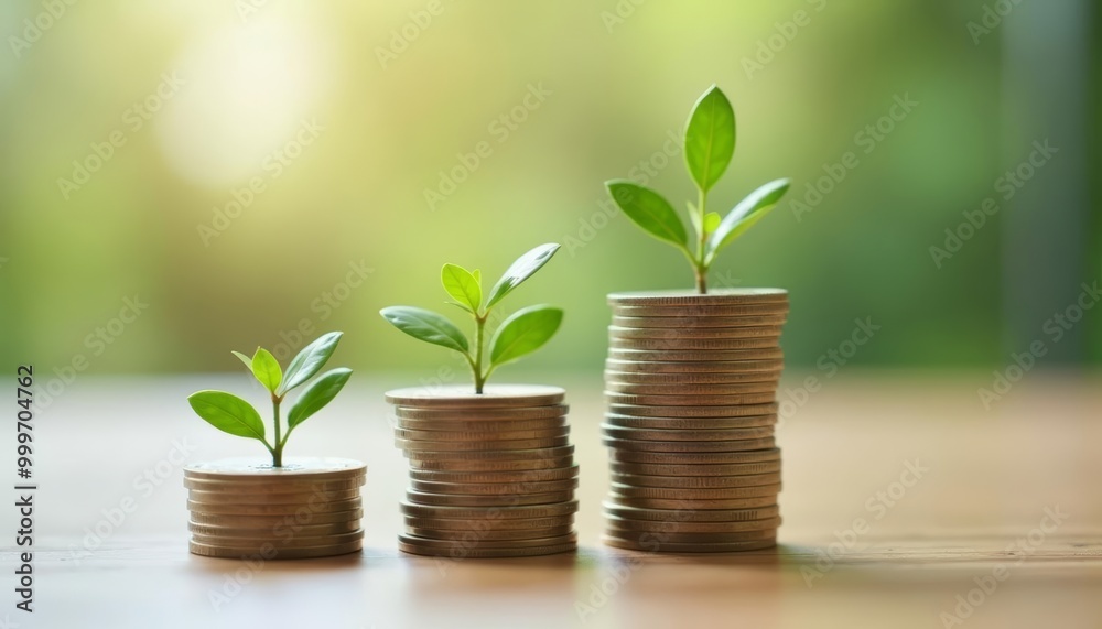 Growth and prosperity A symbol of financial success and environmental sustainability Growth and prosperity A symbol of financial success and environmental sustainability