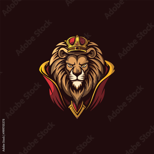 lion king head logo design

 photo