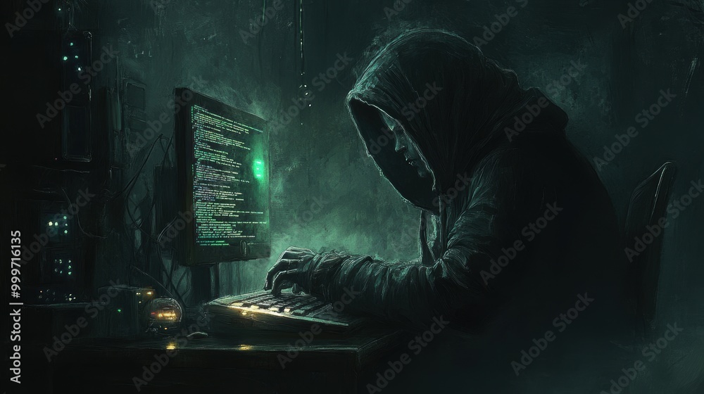 Hacker in the Dark. Hacker in the Dark.
