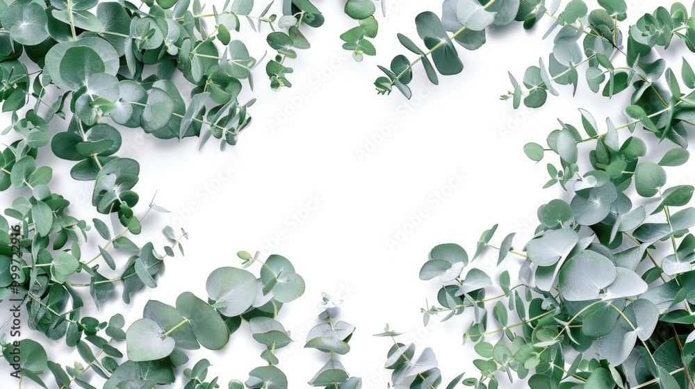 A simple yet beautiful design featuring a heart made of green leaves on a white background, suitable for various occasions and themes A simple yet beautiful design featuring a heart made of green leaves on a white background, suitable for various occasions and themes