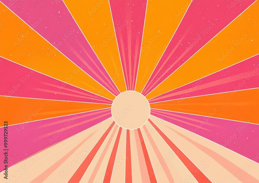 Obraz premium Retro Sunburst Background.
