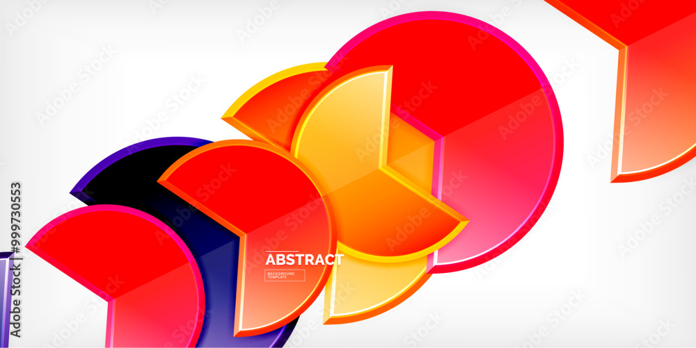 Trendy round shapes with triangular angle design element. Vector Illustration For Wallpaper, Banner, Background, Card, Book Illustration, landing page Trendy round shapes with triangular angle design element. Vector Illustration For Wallpaper, Banner, Background, Card, Book Illustration, landing page