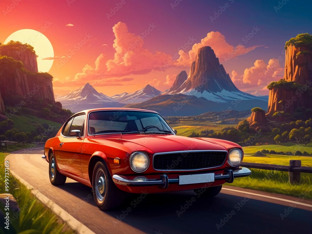 Naklejka premium car