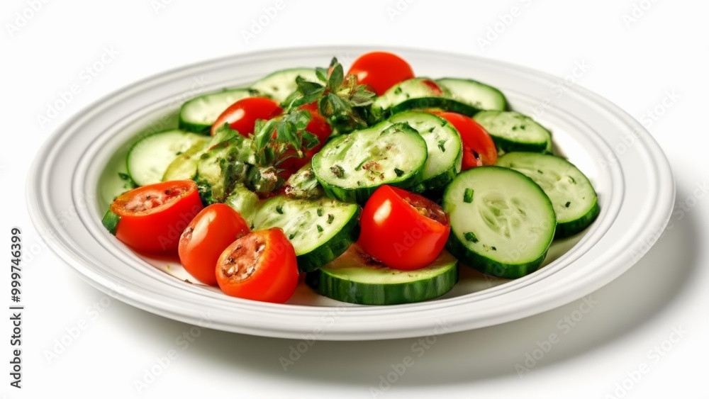 Fresh summer salad ready to serve Fresh summer salad ready to serve