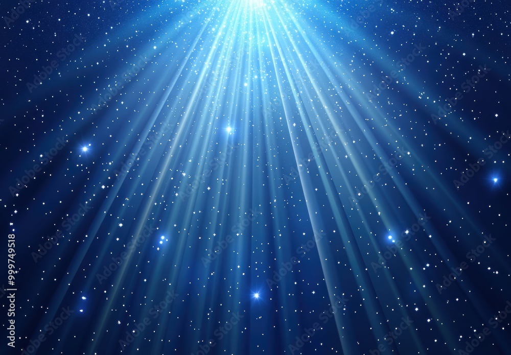 Blue Light Rays. Blue Light Rays.