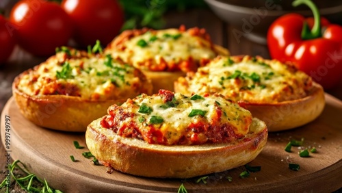  Delicious cheesy bread bites ready to be savored